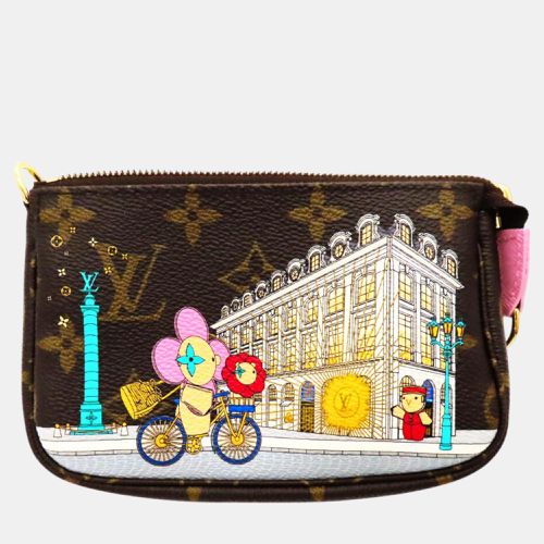 Canvas Vivienne Mini Pochette Accessoire Clutch - Louis Vuitton - Modalova