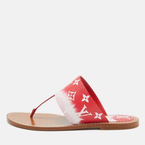 Monogram Escale Canvas Palma Thong Flats Size 41 - Louis Vuitton - Modalova