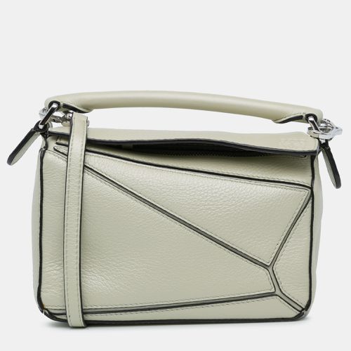 Calf Leather Mini Grained Calfskin Puzzle Satchel Bag - Loewe - Modalova