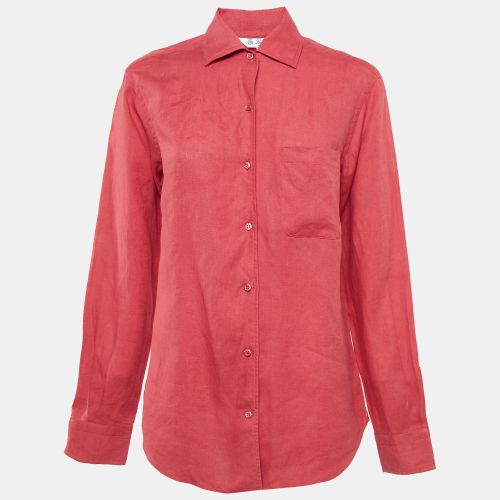 Linen Button Front Shirt S - Loro Piana - Modalova