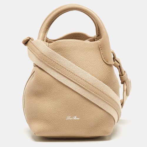 Leather Micro Bale Bucket Bag - Loro Piana - Modalova