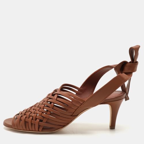 Woven Leather Di Agnello Ankle Strap Sandals Size 37 - Loro Piana - Modalova