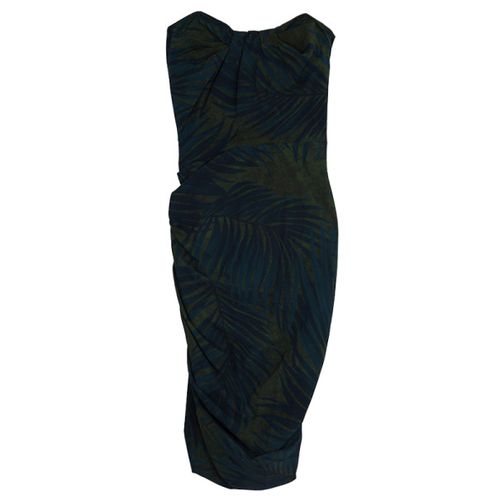 Palm Leaf Print Cocktail Dress S - Lanvin - Modalova