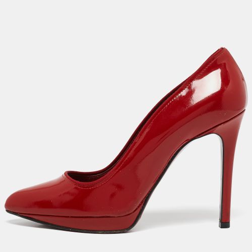 Patent Leather Pointed Toe Pumps Size 38 - Lanvin - Modalova