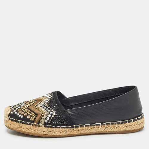 Leather and Embellished Suede Espadrille Flats Size 37 - Le Silla - Modalova