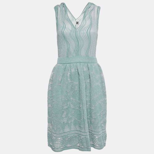 Shell Pattern Lurex Knit Flared Midi Dress M - M Missoni - Modalova