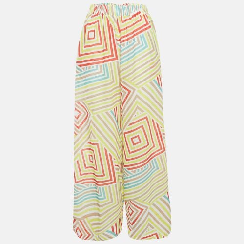 Printed Cotton Palazzo Pants S - M Missoni - Modalova