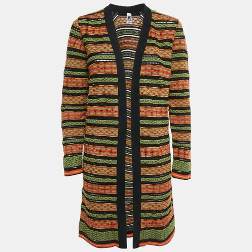 Patterned Knit Long Cardigan M - M Missoni - Modalova