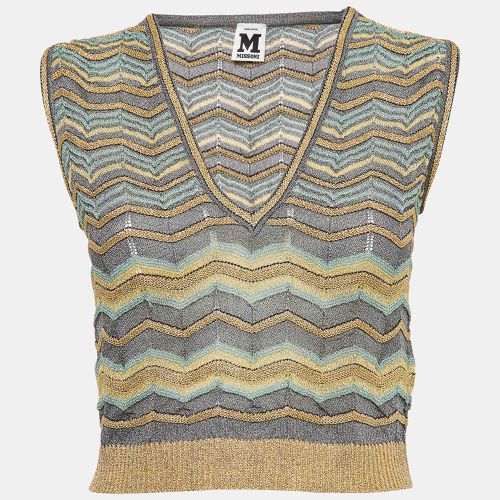 Chevron Lurex Knit Crop Top S - M Missoni - Modalova