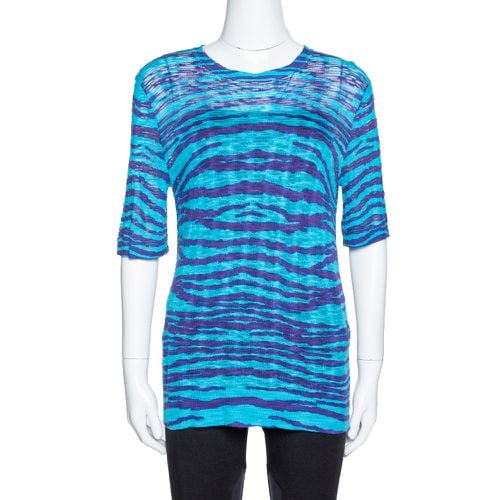 Animal Pattern Wool Blend Knit Top M - M Missoni - Modalova