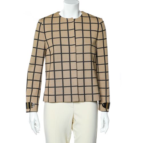 Windowpane Patterned Knit Button Front Cardigan M - M Missoni - Modalova