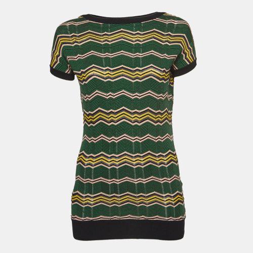 Chevron Knit Short Sleeve Top S - M Missoni - Modalova