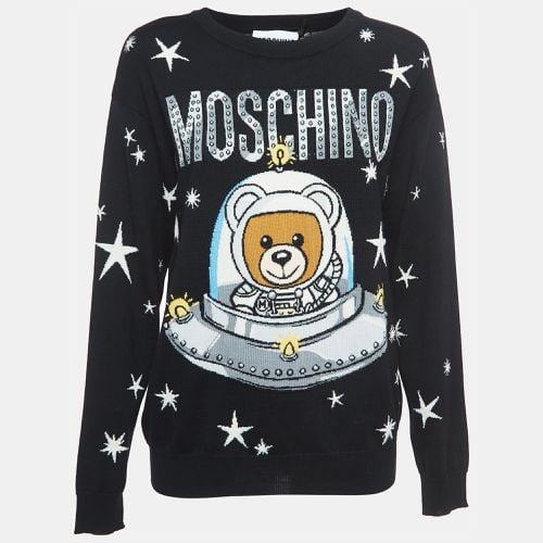 Space Teddy Bear Wool Sweater XS - Moschino Couture - Modalova