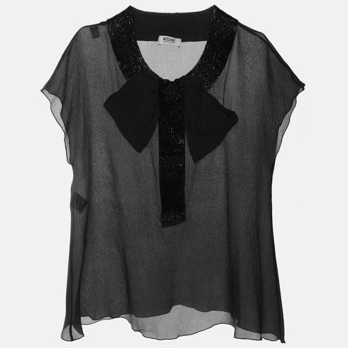 Silk Bow Top M - Moschino Cheap and Chic - Modalova