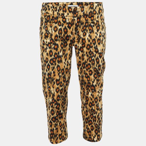 Animal Printed Cotton Capri Pants M - Moschino Jeans - Modalova