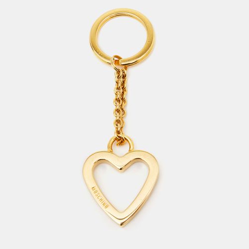 By Redwell Heart Tone Keyring - Moschino - Modalova