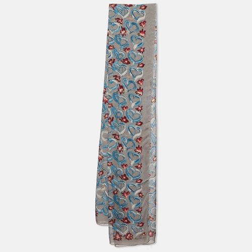 Larioseta Floral Print Silk Scarf - Moschino - Modalova