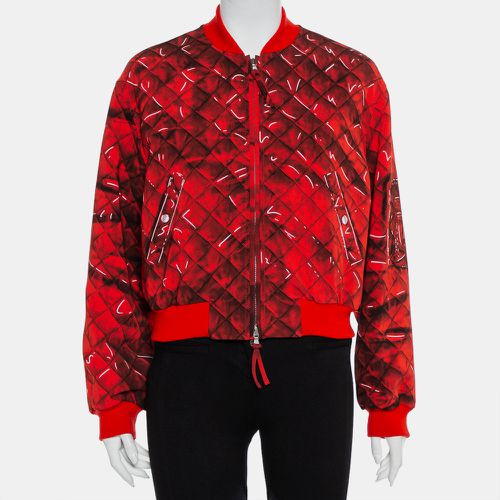 Couture Trompe-L'oeil Printed Bomber Jacket M - Moschino - Modalova