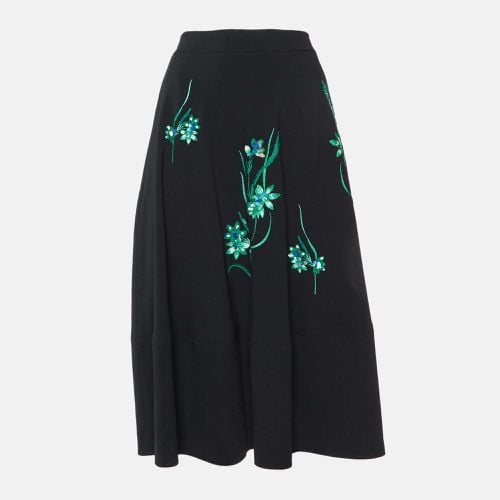 Crepe Floral Embellished Midi Skirt M - Max Mara Studio - Modalova