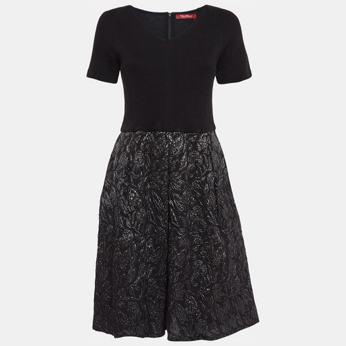 Wool Blend and Floral Jacquard Short Dress L - Max Mara - Modalova