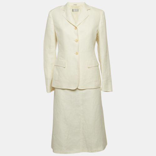 Off- Linen Skirt Suit M - Max Mara - Modalova