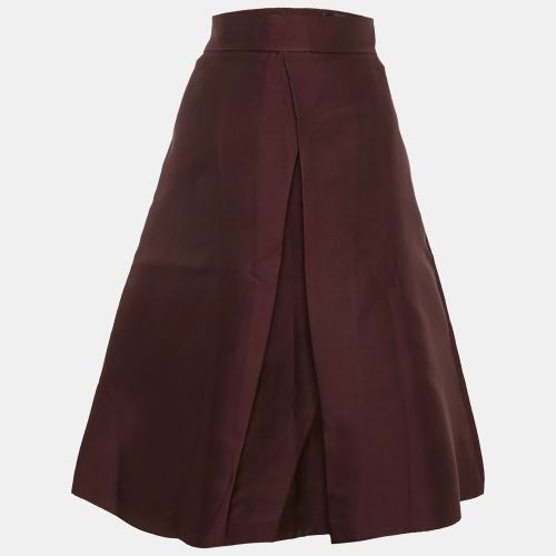 Silk Blend Midi Skirt M - Max Mara - Modalova