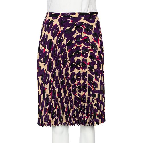 Multicolored Printed Georgette Pleated Skirt S - Max Mara Studio - Modalova