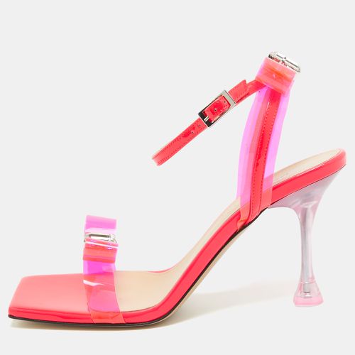 Neon PVC and Patent Leather French Bow Sandals Size 40.5 - Mach & Mach - Modalova