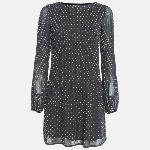 Polka Dot Chiffon Rockito Pleated Mini Dress S - Maje - Modalova