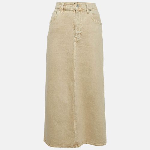 Maje Brown Denim Midi Skirt M - Maje - Modalova