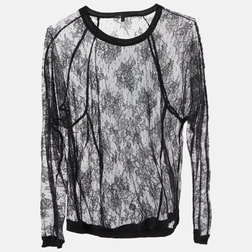 Floral Lace Full Sleeve Top M - Maje - Modalova