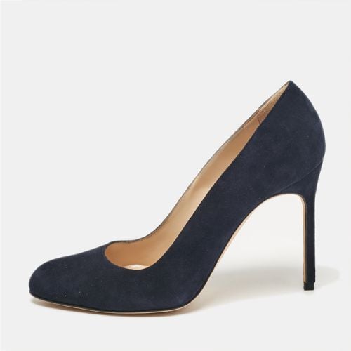 Suede BB Pumps Size 36.5 - Manolo Blahnik - Modalova