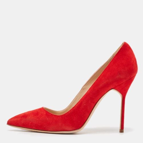 Suede BB Pumps Size 36.5 - Manolo Blahnik - Modalova