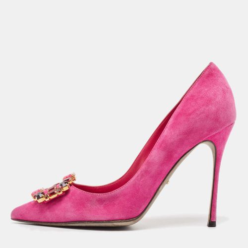 Suede Hangisi Pumps Size 37.5 - Manolo Blahnik - Modalova