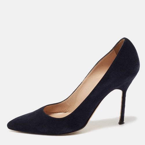 Suede BB Pointed Toe Pumps Size 35.5 - Manolo Blahnik - Modalova