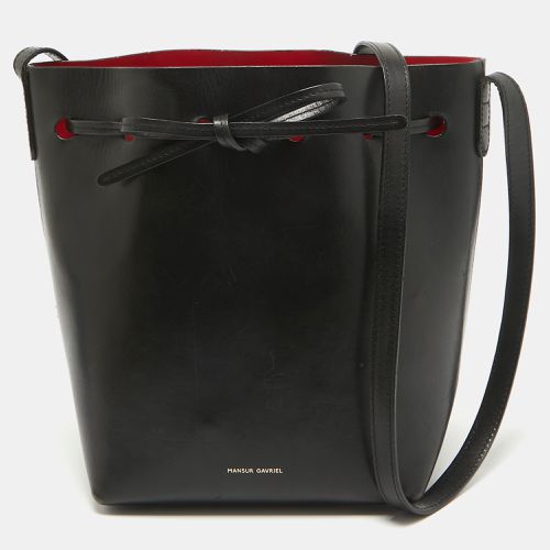 Leather Mini Bucket Bag - Mansur Gavriel - Modalova