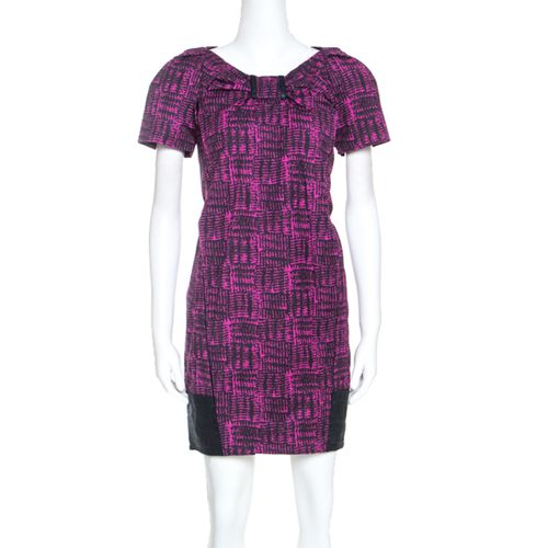 Magenta Printed Cotton Blend Canvas Dress S - Marc by Marc Jacobs - Modalova