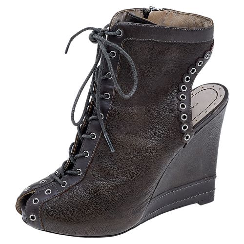 Leather Wedge Booties Size 36 - Marc by Marc Jacobs - Modalova