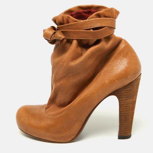 Leather Ankle Wrap Booties Size 38.5 - Marc by Marc Jacobs - Modalova