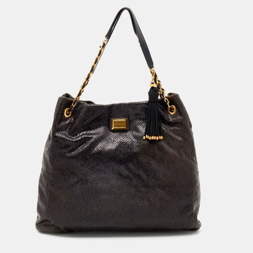 Python Embossed Leather Hobo - Marc Jacobs - Modalova