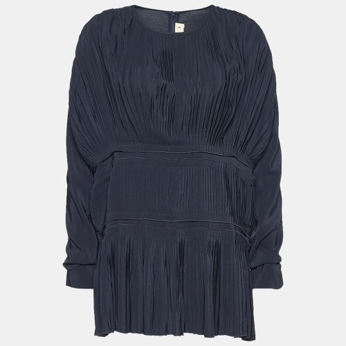 Midnight Silk Pleated Slouchy Top L - Marni - Modalova