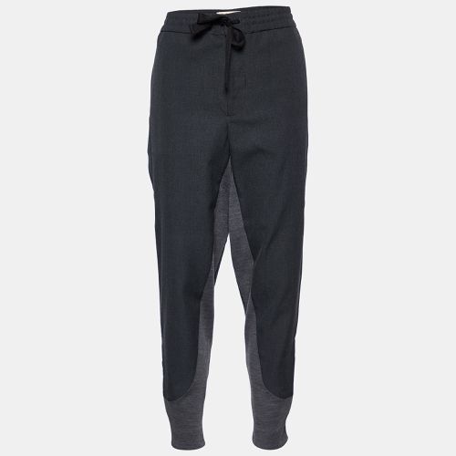 Wool Zipper Hem Paneled Trousers M - Marni - Modalova