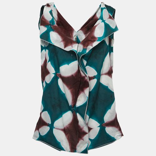 Tye Dye Printed Cotton Sleeveless Top M - Marni - Modalova