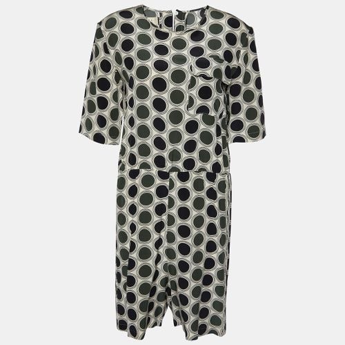 Dot Print Silk Playsuit S - Marni - Modalova