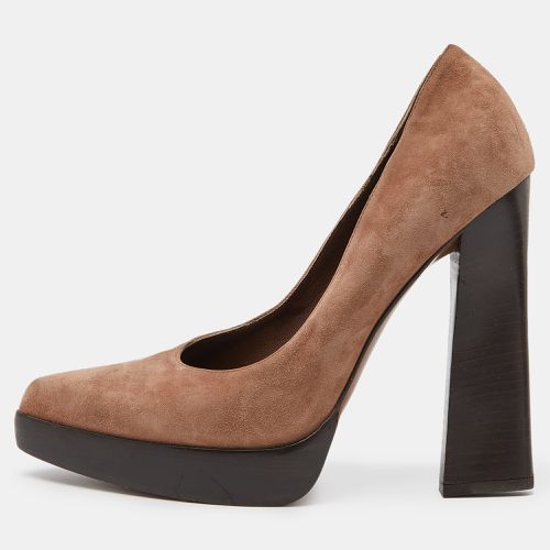 Metallic Suede Square Toe Platform Pumps Size 39 - Marni - Modalova