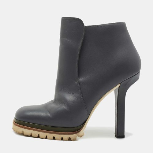 Leather Square Toe Ankle Booties Size 40 - Marni - Modalova