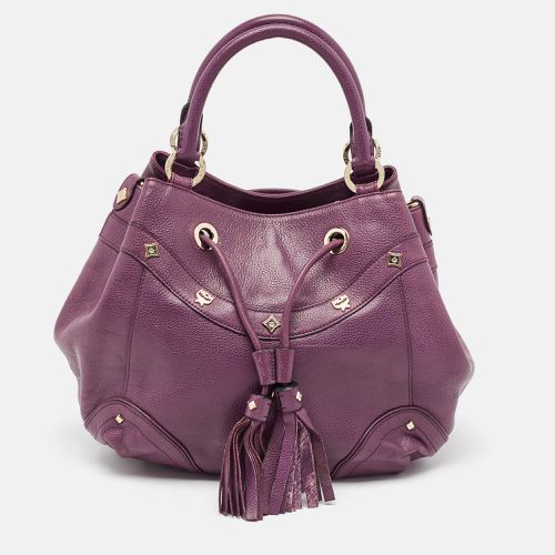 Leather Studded Drawstring Shoulder Bag - MCM - Modalova