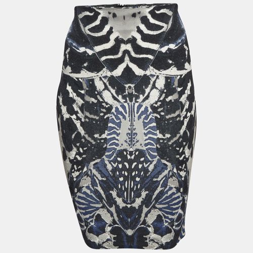 Beetle Print Crepe Pencil Skirt XS - McQ by Alexander McQueen - Modalova