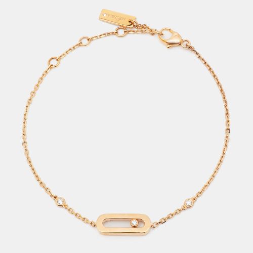 Move Uno Diamonds 18k Rose Bracelet - Messika - Modalova