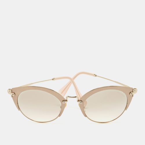 Brown Gradient SMU53R Cat Eye Sunglasses - Miu Miu - Modalova